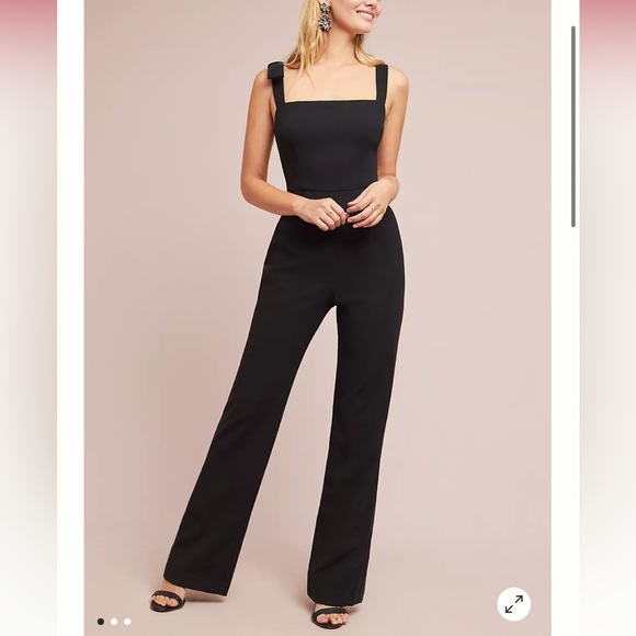 Black Halo Pants - Black Halo Dana Jumpsuit in Black Size 6 from Anthropologie
